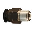 Wilton Milton 2200-4 0.37 in. MNPT 0.25 in. OD Push to Connect Tube Fitting 2200-4